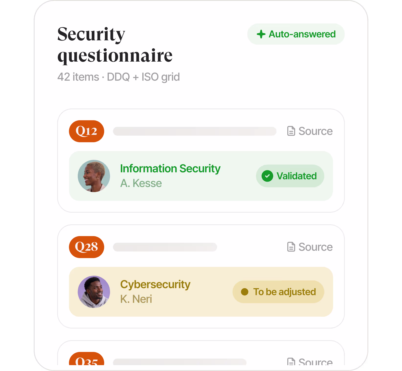 Validation workflows and team collaboration on Tenderbolt